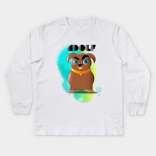 Adolf Kids Long Sleeve T-Shirt